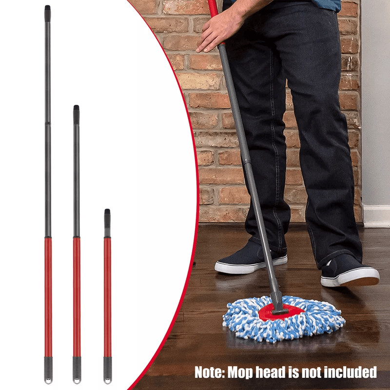 Telescopic Rotary Mop Stick Handle Replacement For Cedar EasyWring Floor Cleaning Adjustable Iron P 1