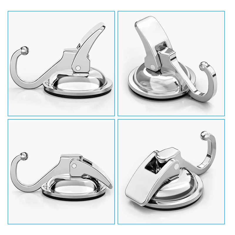 Heavy Duty Strong Suction Cup Hooks For Kitchen Bathroom Waterproof Wall Hanger For Easy Installat 4