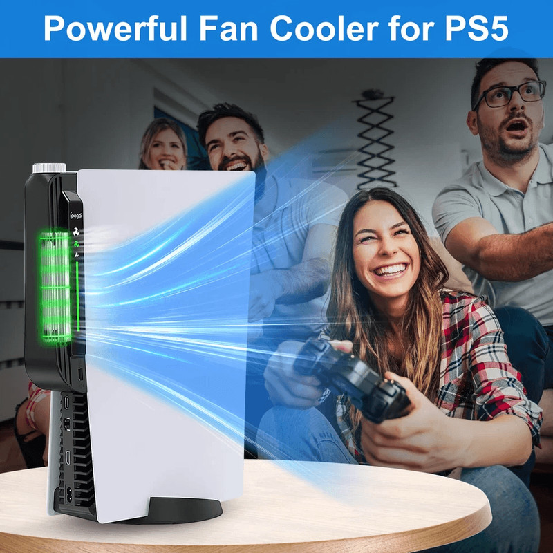 Adjustable Cooling Fan With USB Port Powerful Accessories For PlayStation Console Cooler System Wit 1