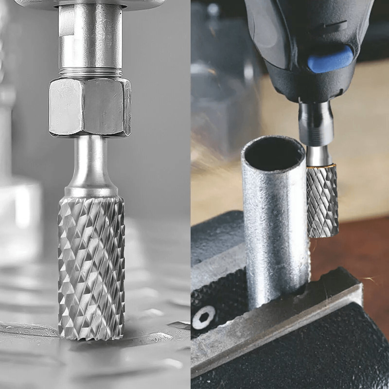 Shank Double Cut Tungsten Steel Carbide Rotary Burr Die Grinder Bits For Fast Material Removal And 1