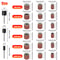 384Pcs Sanding Drum Kit Nail Sander Drill Bit Set For Dremel Rotary Tools 5