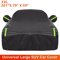 Universal Fit Full Car Cover Outdoor Waterproof Sun And All Weather Protection With Reflective Stri