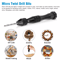 Mini Micro Hand Twist Drill Bits Set With Precision Pin Vise Rotary Tools Kit For Resin PCB Jewelry 5