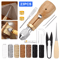 Professional Leather Speedy Stitcher DIY Sewing Awl Waxed Thread Repair Tool Kit With Needles And A 0