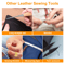 Professional Leather Speedy Stitcher DIY Sewing Awl Waxed Thread Repair Tool Kit With Needles And A 2