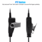 PTT Mic Swivel Earpiece For Motorola CLS1110 Walkie Talkie Headset With 180 Rotation Large Speaker