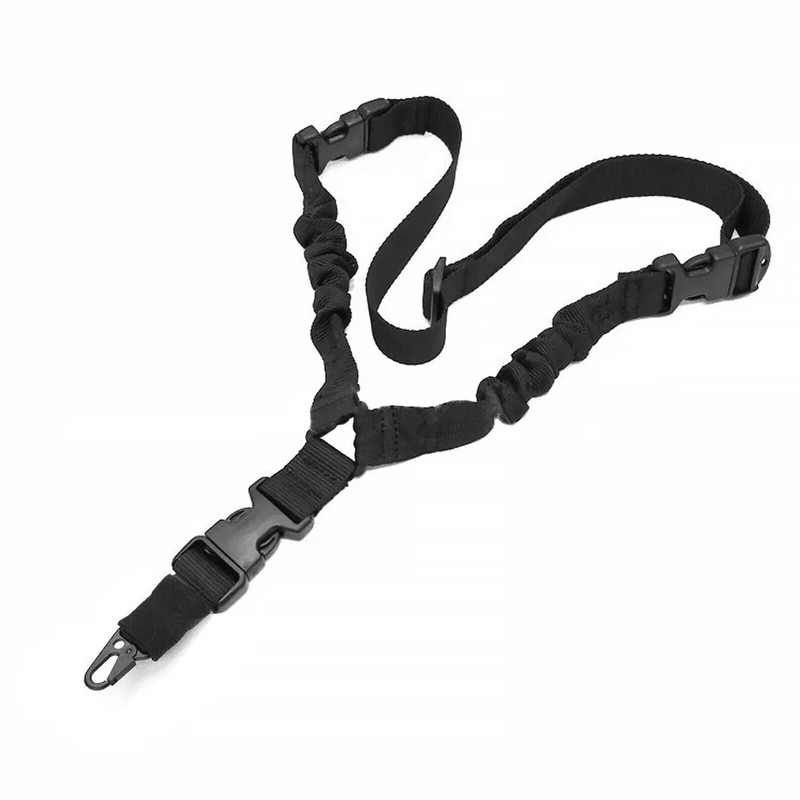 Tactical One Single Point Sling Strap Bungee Rifle Gun Sling With QD Buckle Quick Release Hunting 1