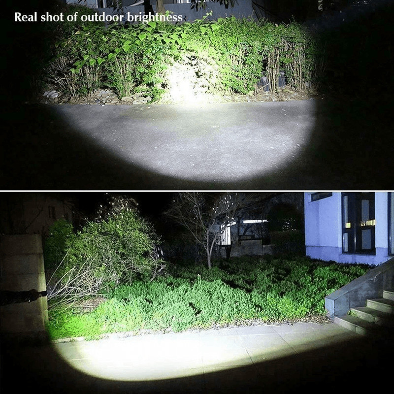 LED Flashlight Rechargeable USB Tactical Torch High Lumen Handheld Emergency Light 2