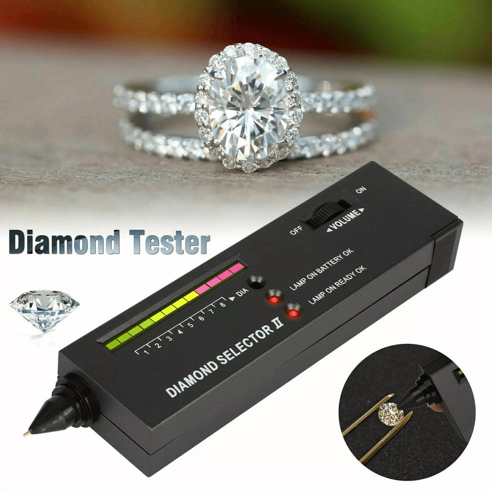 Gold Silver Diamond Tester Portable Electronic Gemstone Testing Kit With LED Audio Indicator 3