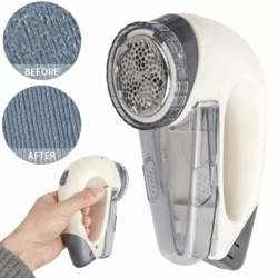 cordless lint remover fabric shaver, portable sweater defuzzer for clothes, bedding & upholstery