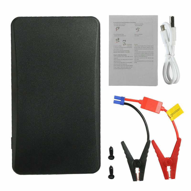 Portable Car Jump Starter Booster With Power Bank Durable Battery Charger  Jumper Box For Phones La 8