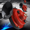 Super Loud Train Horn Waterproof For Motorcycle Car Truck Boat Compact Red Snail Horn With BuiltIn 3