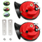 Super Loud Train Horn Waterproof For Motorcycle Car Truck Boat Compact Red Snail Horn With BuiltIn 0