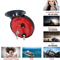 Super Loud Train Horn Waterproof For Motorcycle Car Truck Boat Compact Red Snail Horn With BuiltIn 4