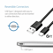 HighSpeed USB C TypeC Charging Cable Durable Data Sync Cord For MacBook Chromebook Pixel USBC Devi 4
