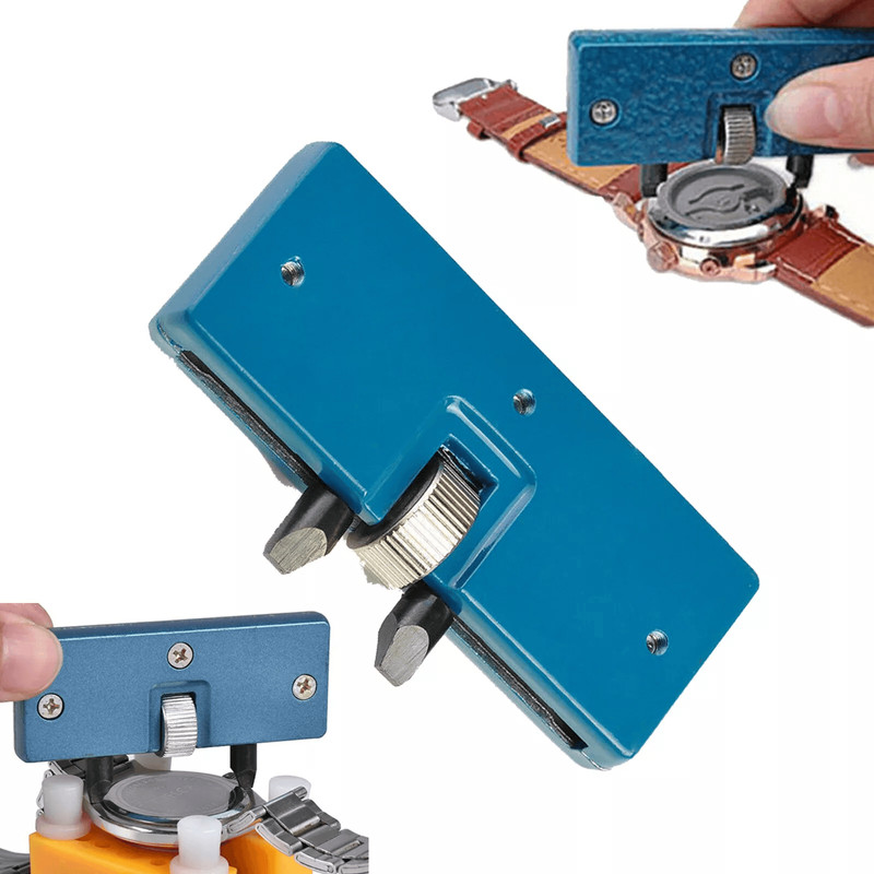 Adjustable Rectangle Watch Back Case Cover Opener Remover Wrench Repair Kit Tool For Watch Repairs 0