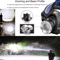 Rechargeable LED Headlamp Zoomable Waterproof Headlight 25000 Lumens USB Charging 6