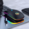 Ultra Slim Wireless Optical Mouse USB Rechargeable Silent Click RGB Cordless Mice For PC Laptop Mac 0