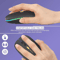Ultra Slim Wireless Optical Mouse USB Rechargeable Silent Click RGB Cordless Mice For PC Laptop Mac 3