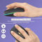 Ultra Slim Wireless Optical Mouse USB Rechargeable Silent Click RGB Cordless Mice For PC Laptop Mac 3