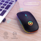Ultra Slim Wireless Optical Mouse USB Rechargeable Silent Click RGB Cordless Mice For PC Laptop Mac 1
