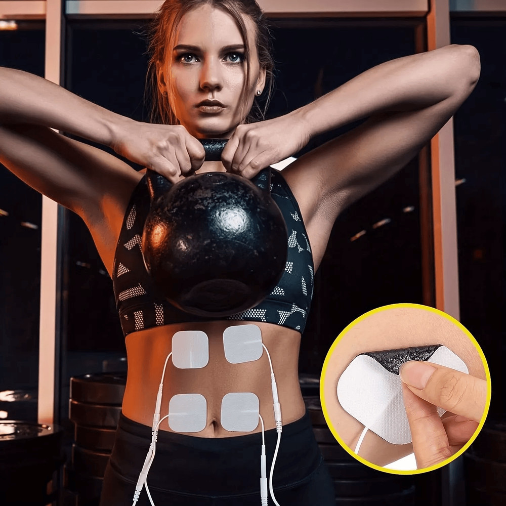 Reusable Multistick Gel Electrode Pads For EMS Units Muscle Stimulator Replacement 0