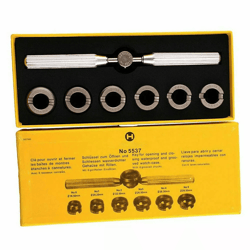 for rolex & tudor watch case back opener remover tool kit, repair wrench for screw-off covers