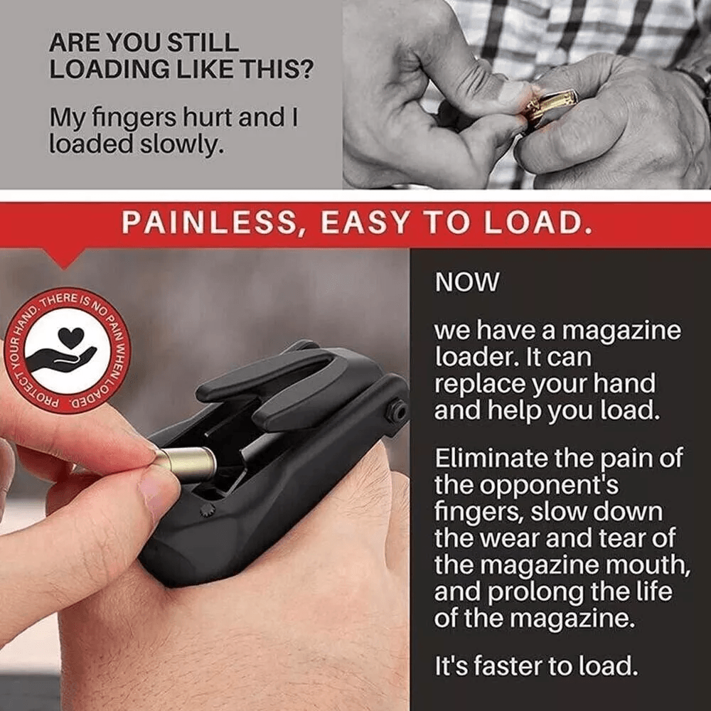 Portable Raptor Universal Pistol Speed Loader For 9mm 40 45 10mm Fast Magazine Loader For Glock1911 6