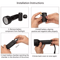 Shustar UV Tracker 51 LED Flashlight Blacklight UV Ultra Violet Light For Inspection Hunting 7