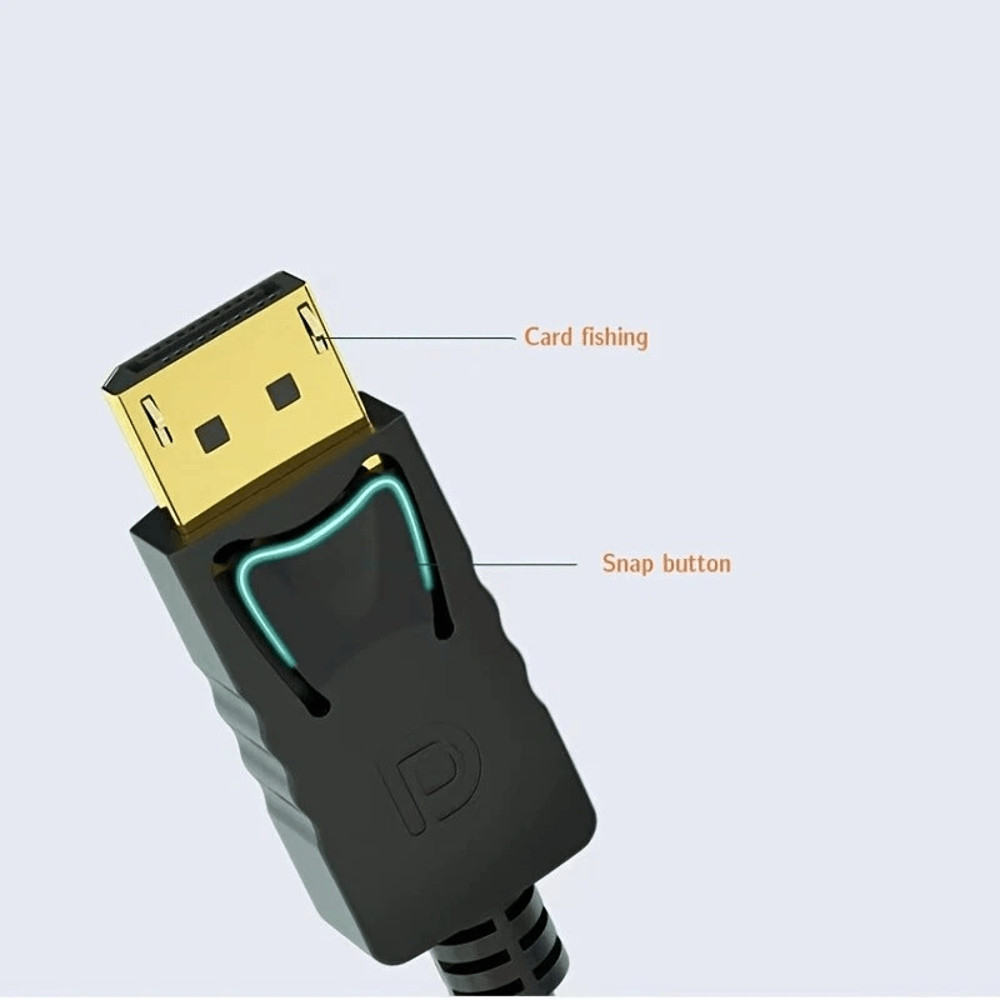 DisplayPort To HDMI Cable DP Adapter Converter For Audio Video 4
