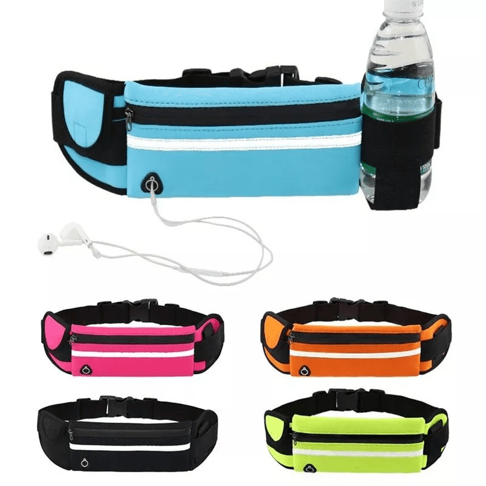 Waterproof Runner Waist Bum Bag Jogging Belt Zip Fanny Pack For Sports  Travel 0