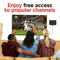 5600 Miles Digital TV Antenna Indoor HDTV Amplified Signal Booster 4K HD 1080P VHF UHF USB Powered  3