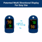 Finger Tip Pulse Oximeter Meter SpO2 Oxygen Saturation Heart Rate Monitor Portable Blood Oxygen Sen 9