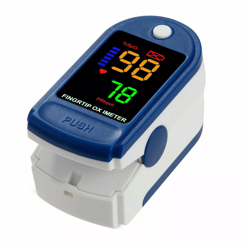 Finger Tip Pulse Oximeter Meter SpO2 Oxygen Saturation Heart Rate Monitor Portable Blood Oxygen Sen 4