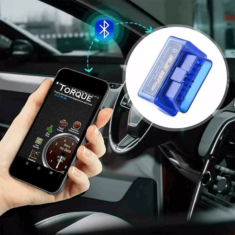 OBD2 Car Bluetooth Scanner Code Reader For IPhone OBDII Diagnostic Tool Read Clear Fault Codes Che 0