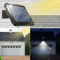 LED Solar Street Light Outdoor Wall Security Flood Lamp With Motion Sensor COB Waterproof Light For 5