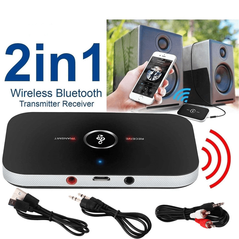 Wireless RCA To Aux Bluetooth Receiver Transmitter Adapter Audio Device For TV Stereo Car Headphon 0