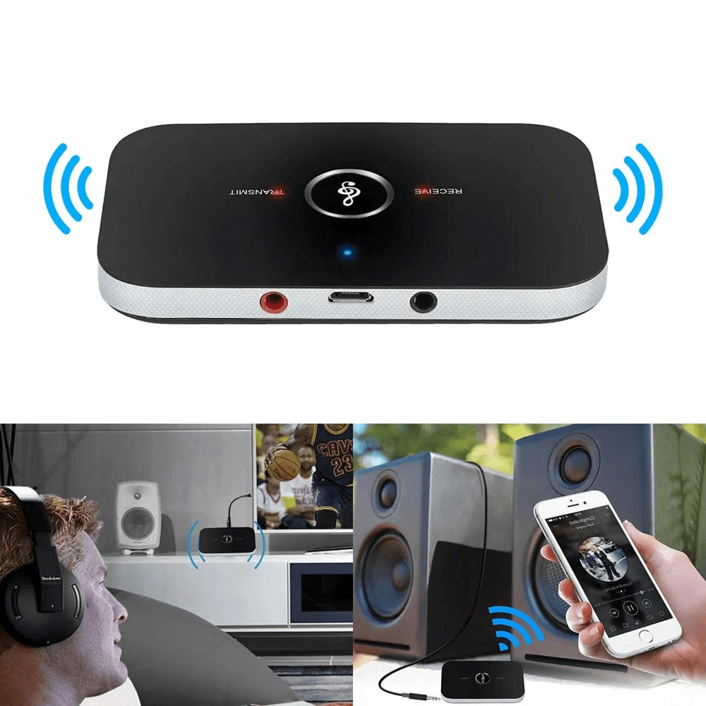 Wireless RCA To Aux Bluetooth Receiver Transmitter Adapter Audio Device For TV Stereo Car Headphon 9