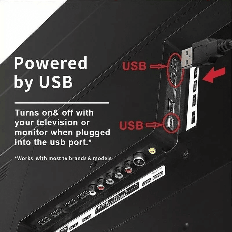 5V USB LED Strip Lights TV Backlight 5050 RGB Colour Changing With 24Key Remote Control For Home  G 8