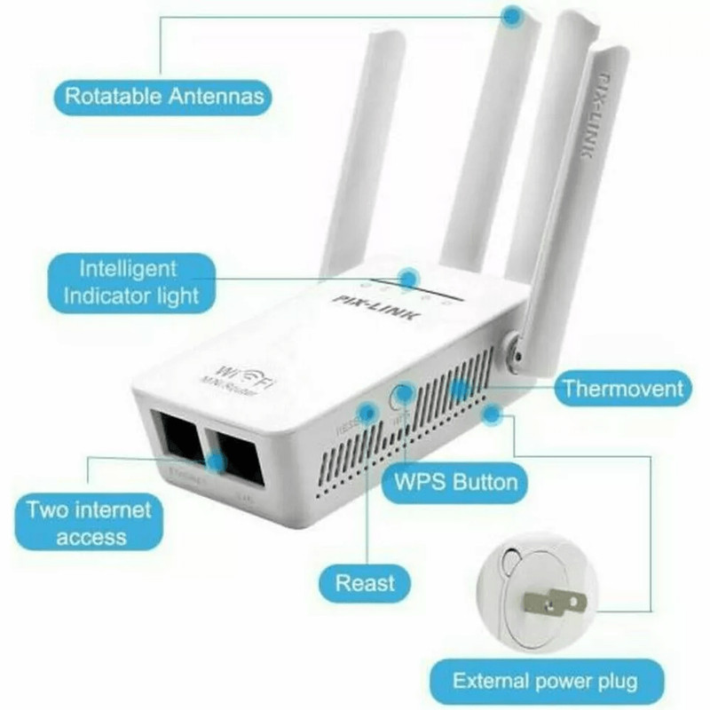 Dual Band WiFi Range Extender Repeater Wireless Amplifier With Gigabit Router Signal Booster For Ho 3