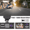 Car Dual Lens Dash Cam HD 1080P FrontRearInside Video Recorder Camera GSensor For AllRound Protecti 5