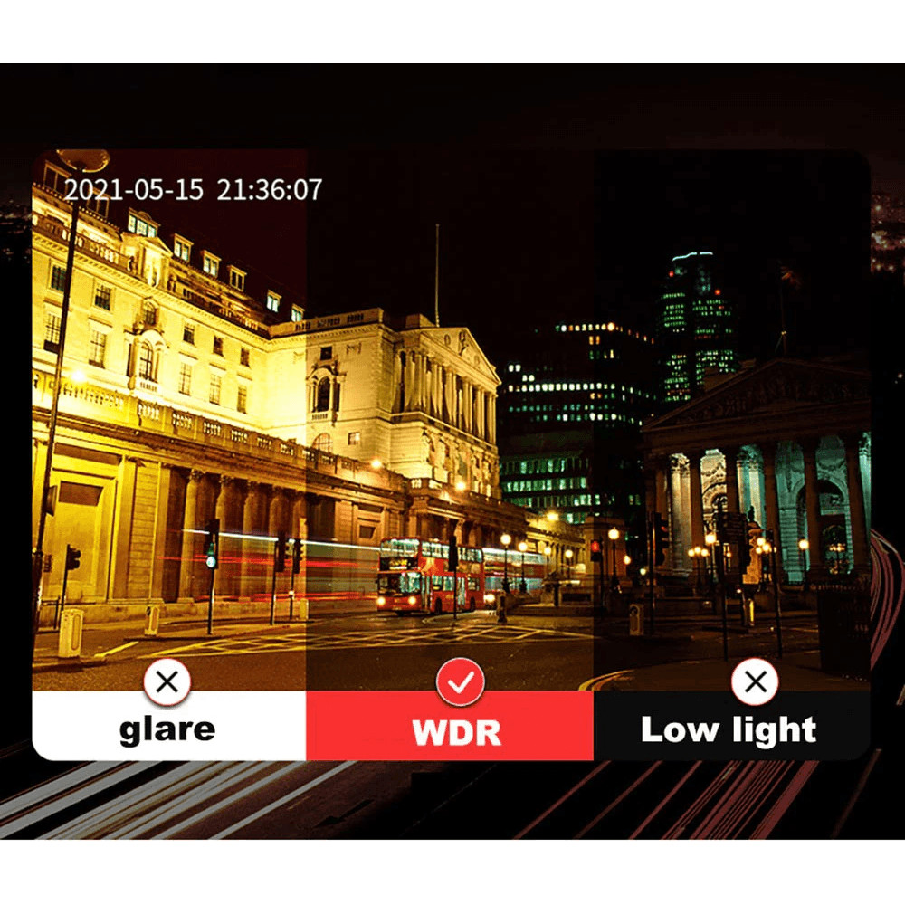 Car Dual Lens Dash Cam HD 1080P FrontRearInside Video Recorder Camera GSensor For AllRound Protecti 18