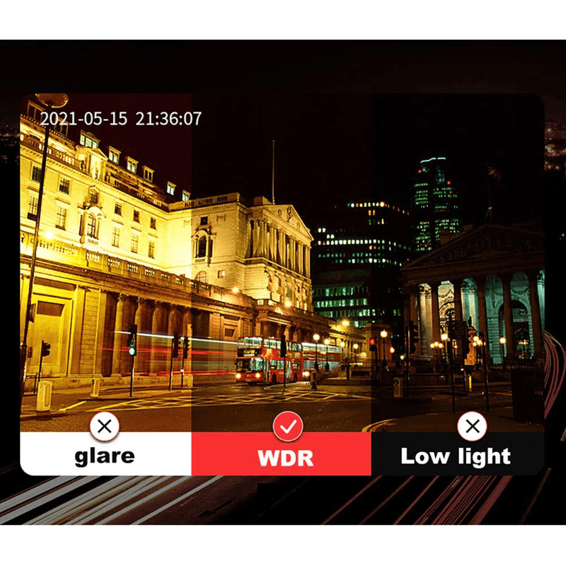 Car Dual Lens Dash Cam HD 1080P FrontRearInside Video Recorder Camera GSensor For AllRound Protecti 18