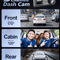 Car Dual Lens Dash Cam HD 1080P FrontRearInside Video Recorder Camera GSensor For AllRound Protecti 17