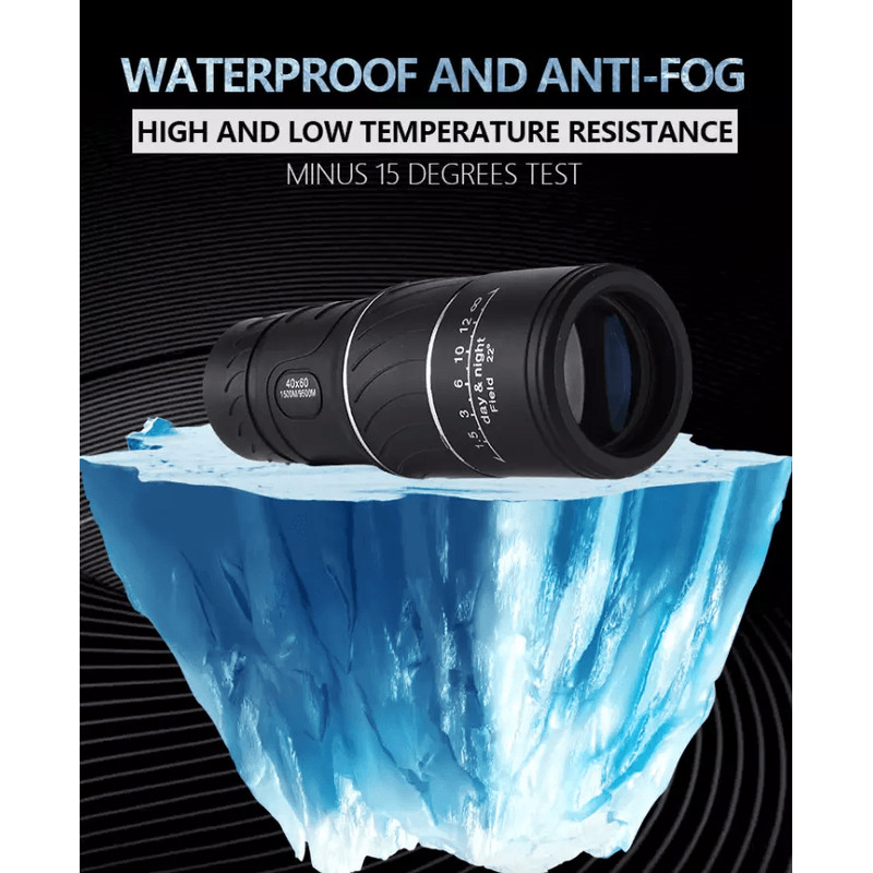 Monocular Binoculars With Night Vision Prism High Power Waterproof Lens For Bird Watching HuntingOu 1