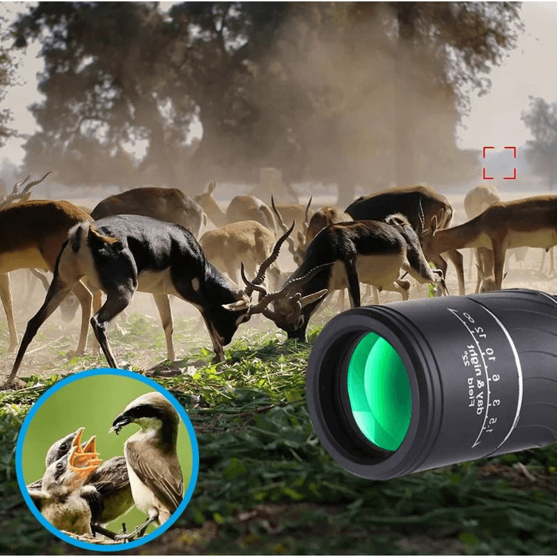 Monocular Binoculars With Night Vision Prism High Power Waterproof Lens For Bird Watching HuntingOu 7