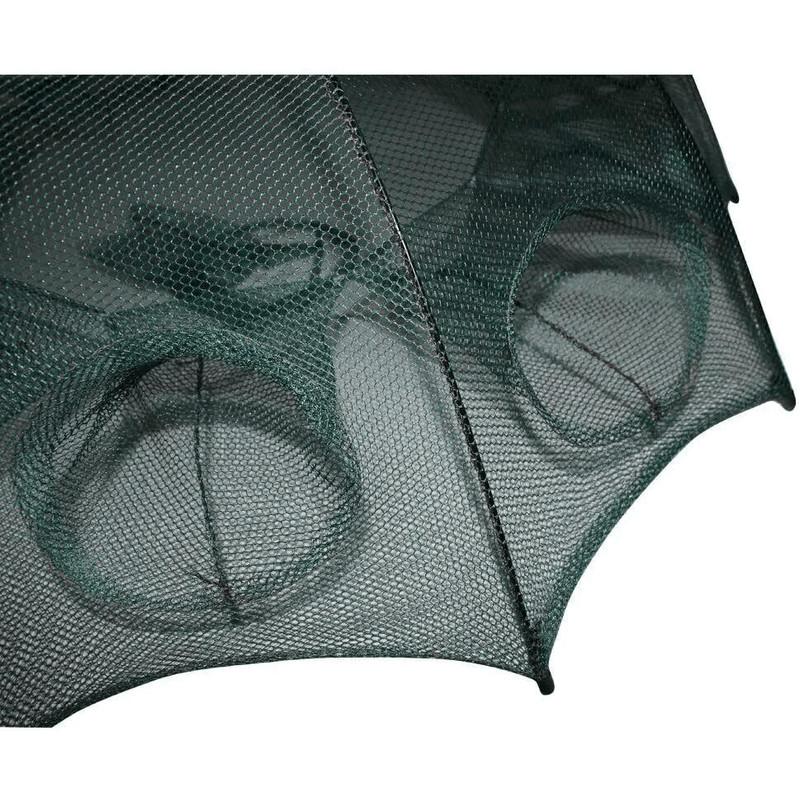 Foldable Fishing Bait Trap Net For Crab Crawdad Shrimp Fish Minnow  Portable Cast Dip Cage Easy To  7