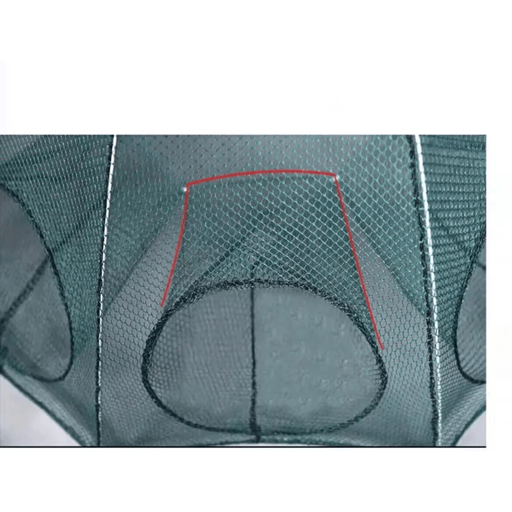 Foldable Fishing Bait Trap Net For Crab Crawdad Shrimp Fish Minnow  Portable Cast Dip Cage Easy To  4