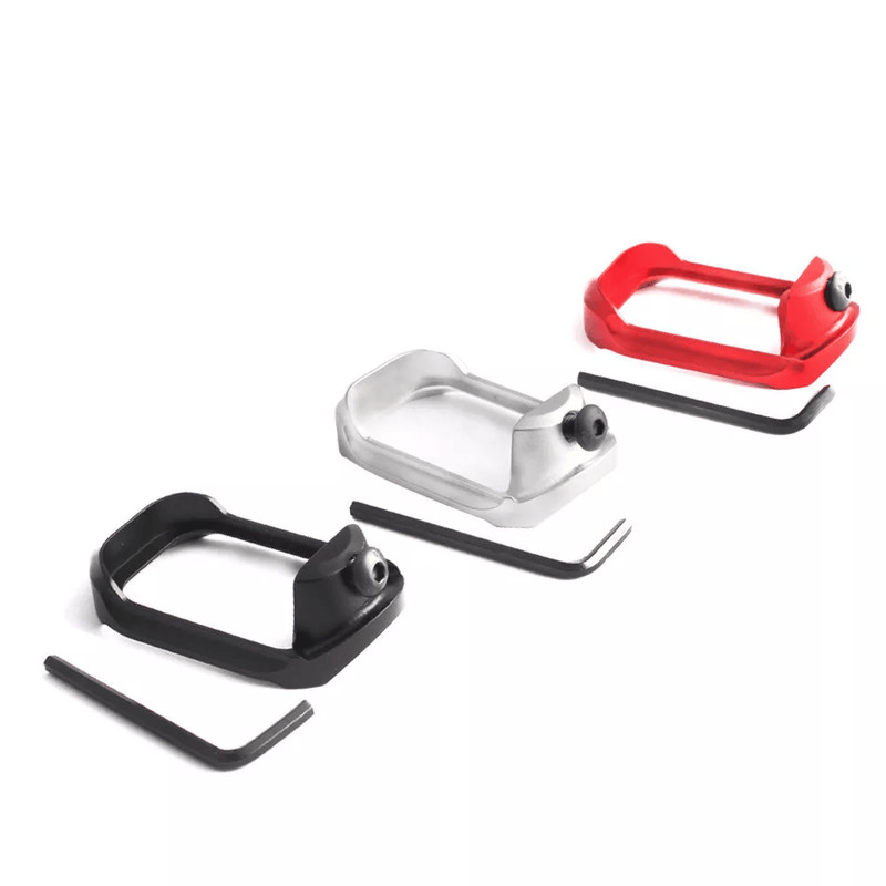 Anodized Aluminum Flared Magwell For Glock 1917222431343537 Gen 15 Precision Base Plates For Glock 1