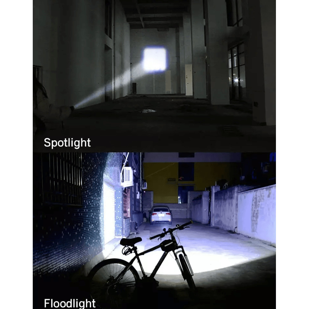 SuperBright Tactical Flashlight Five Modes LED Zoomable Torch Searchlight Compact Waterproof Flashl 4